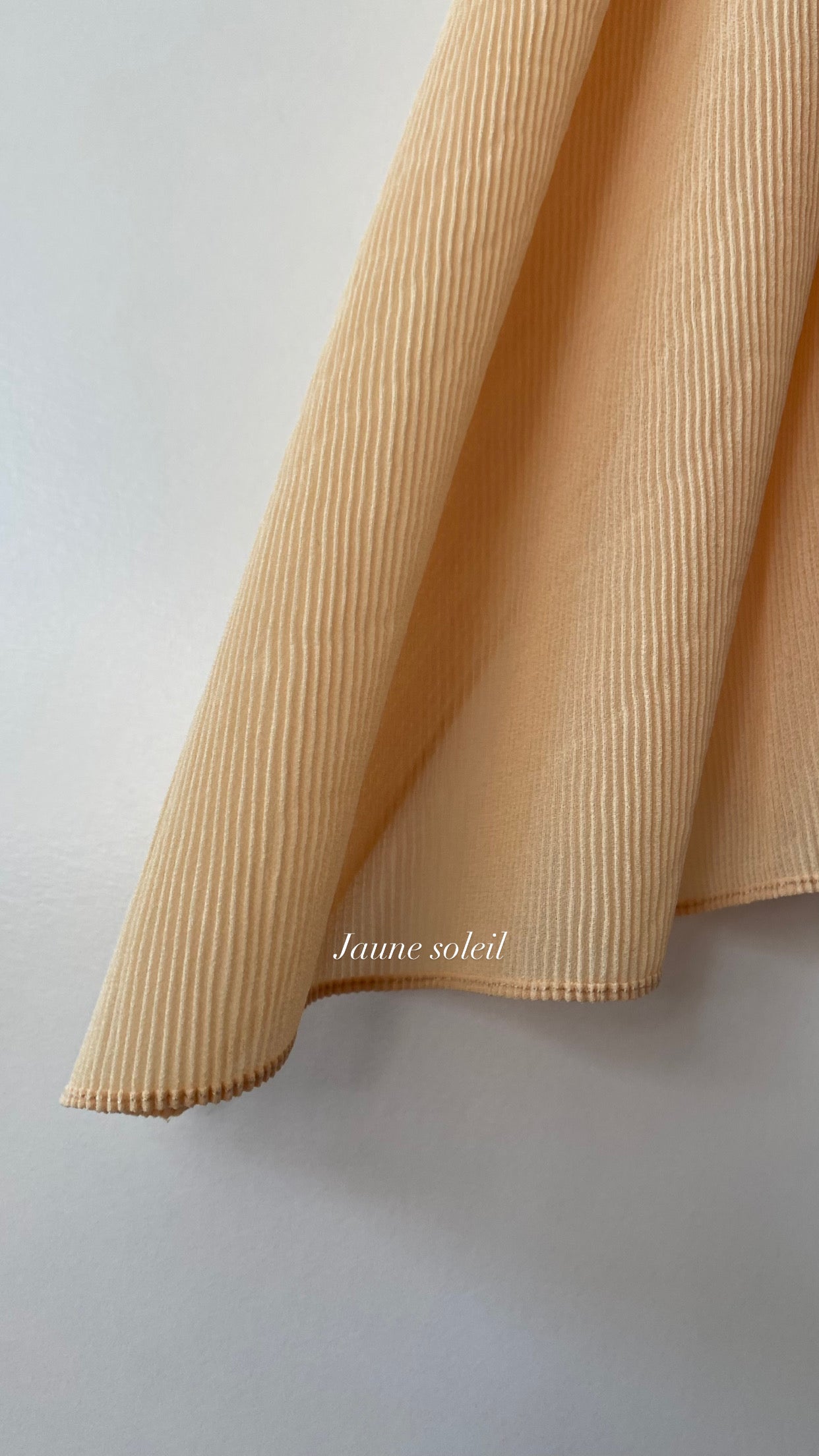 Pleated Chiffon